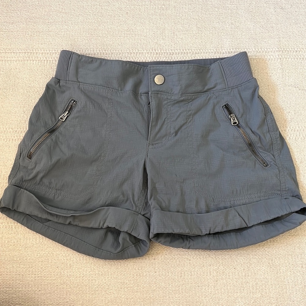 Athleta Grey Cargo Shorts